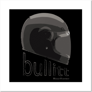 Bell Bullit matte black Posters and Art